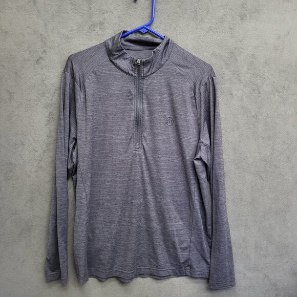 Travis Mathew Other - Travis Mathew 1/4 Zip Pullover Mens Large Gray Shirt Performance Golf Stretch